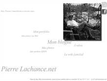 Tablet Screenshot of pierrelachance.net